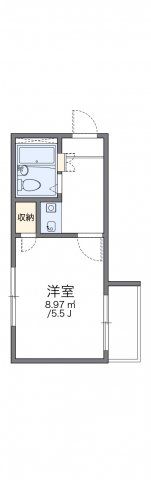 レオパレススプリーム三ッ沢の間取り画像