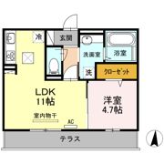 キャルル A棟の間取り画像