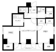 ローズマンションミヤハラの間取り画像