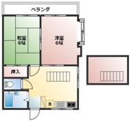 石井コーポの間取り画像