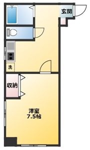 メゾンド四谷の間取り画像