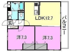 ルミナス ローズの間取り画像