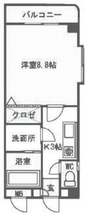 サンハイツ愛宕の間取り画像