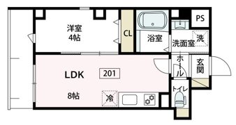 アベニールボナールの間取り画像