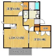 プレジールアン C棟の間取り画像