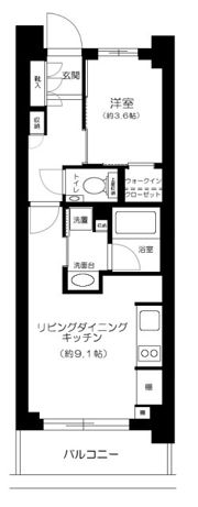 パレステージ鷺宮の間取り画像
