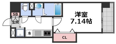 Luxe布施駅前の間取り画像