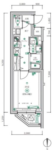 MAXIV東府中DUEの間取り画像