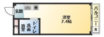 ベルシャトーむらじの間取り画像