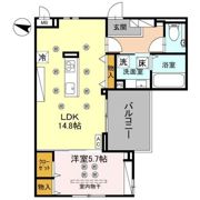 プリムヴェールシグマの間取り画像