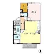 アクティブ B棟の間取り画像
