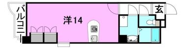 六軒家ロビンフラットの間取り画像