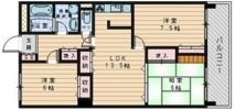 三旺マンション藤ヶ丘東の間取り画像