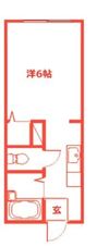 ジュネス和田山Aの間取り画像
