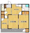 西町マンションの間取り画像