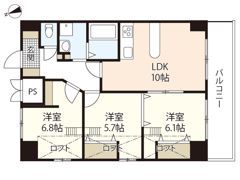 グランドポレストーネ大手町の間取り画像