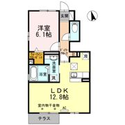 プランドール Aの間取り画像