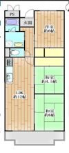 荒神山マンションの間取り画像