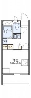 レオパレスピースフル 稲月の間取り画像