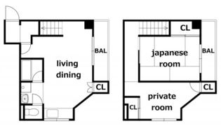 グランシャトーレインボーの間取り画像
