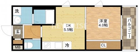 modern palazzo出雲の間取り画像