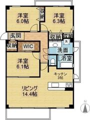 ル シャトレ吟松の間取り画像