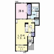フィッシュ・テール Aの間取り画像