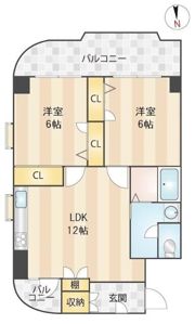 ニューガイアリルーム南葛西No．65の間取り画像