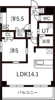 サニーコート・Kの間取り画像