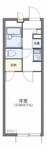 レオパレスチェリーブロッサムの間取り画像