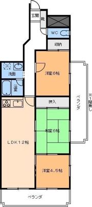 ロイヤル・ヴィラの間取り画像