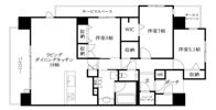デュオヒルズ岩崎町レジデンスの間取り画像