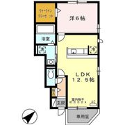 ラ・シェール下堀の間取り画像