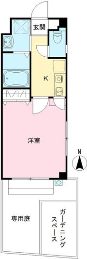 セレブコート玉造の間取り画像