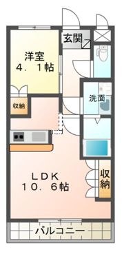ルミナス・ヨシダAの間取り画像