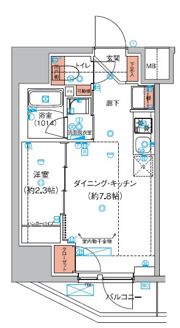 ハーモニーレジデンス巣鴨山手インサイドの間取り画像