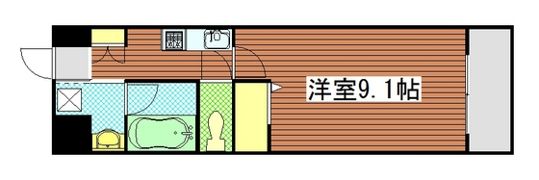 Pino楽々園の間取り画像