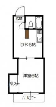 コーポ宮川の間取り画像