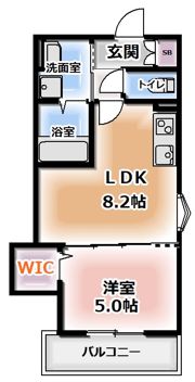 フォレストクリエオーレ宮前町壱番館の間取り画像