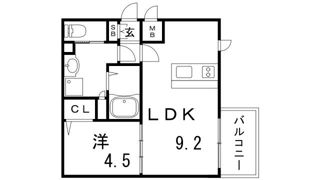 プレサンスTHE神戸の間取り画像