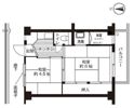 ビレッジハウス春日Ⅰ6号棟の間取り画像