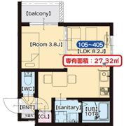 F SEAM 春日出北の間取り画像