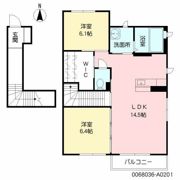 クレセオ ブレス Ⅰ番館の間取り画像