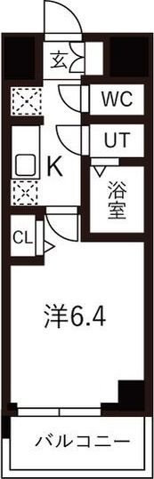 ファステート東別院シュプールの間取り画像