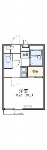 レオパレスカーサ ソレアードの間取り画像