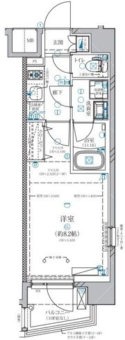 ディアレイシャス赤羽の間取り画像