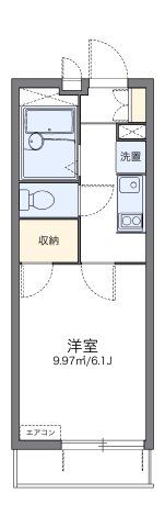 レオパレストライズ2の間取り画像