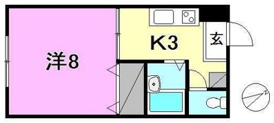 烏谷ビルの間取り画像