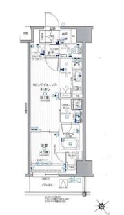 デュオステージ横濱伊勢佐木の間取り画像