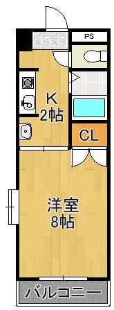 松井ビル(折尾)の間取り画像